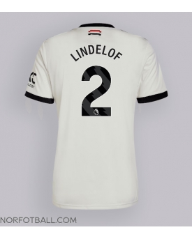 Billige Fotballdrakt Manchester United Victor Lindelof #2 Replika Tredjedrakt 2024-25 Kortermet
